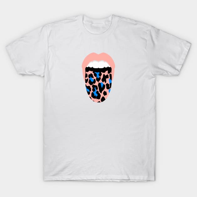 leopard lips T-Shirt by MAYRAREINART